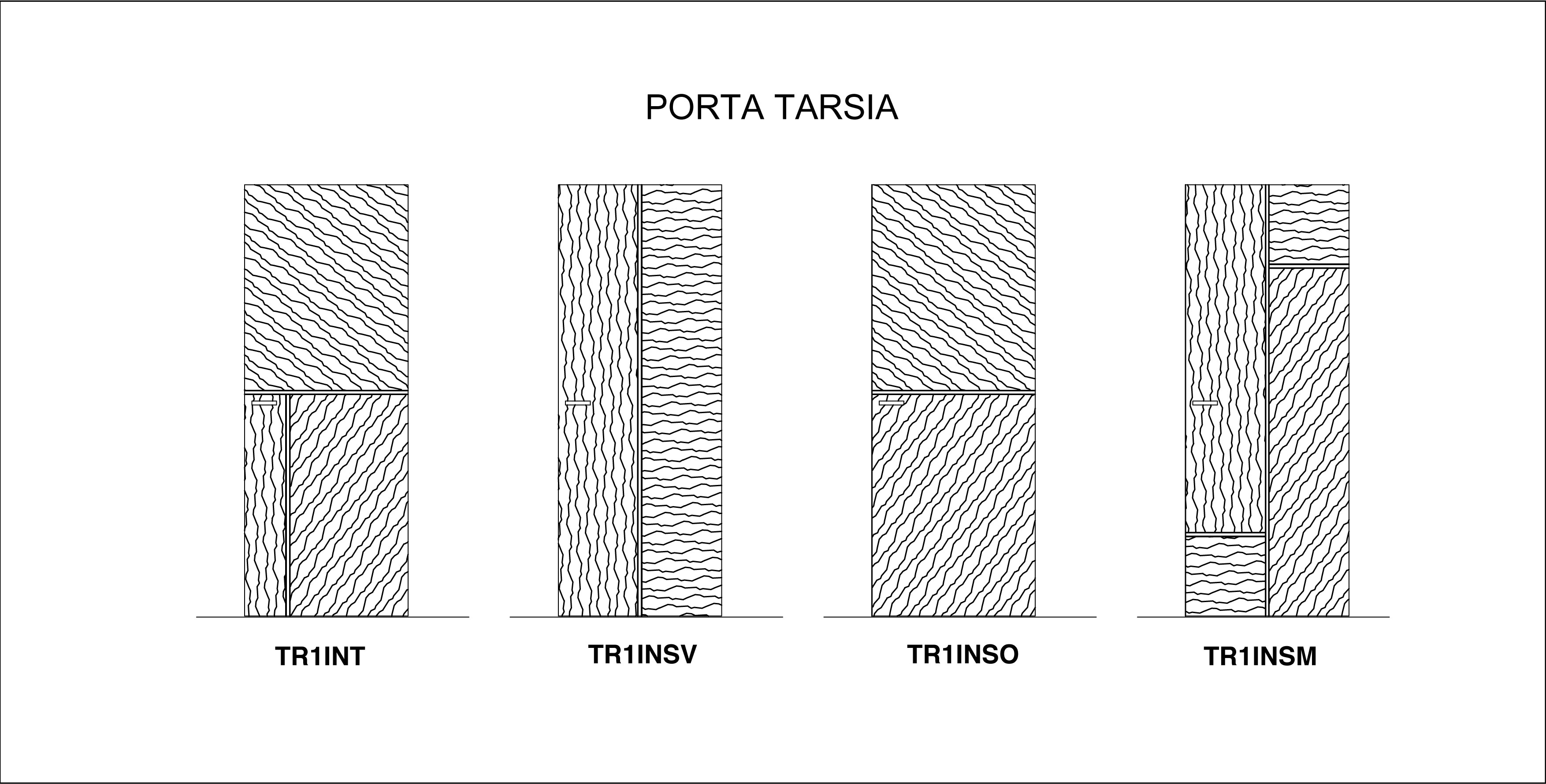 Collezione PORTE40 Romagnoli - TARSIA